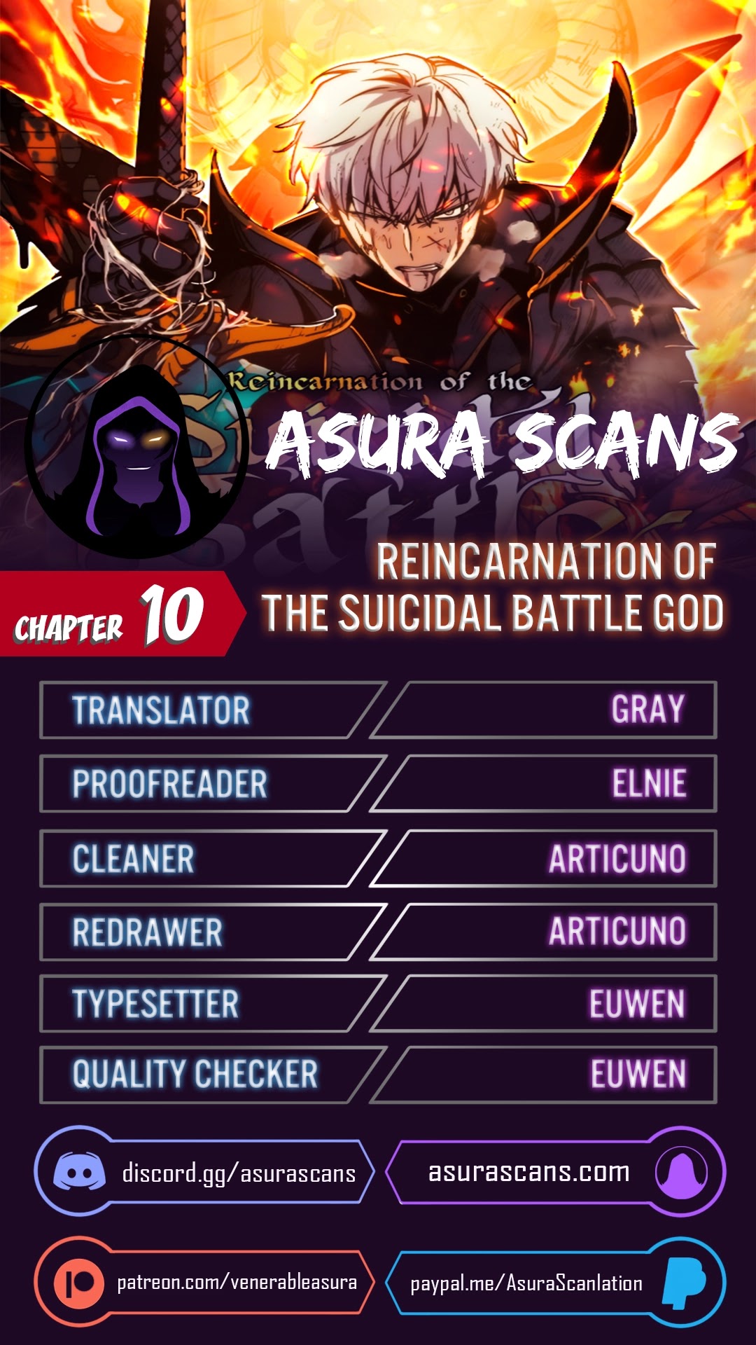 Read Reincarnation Of The Suicidal Battle God Manga Online
