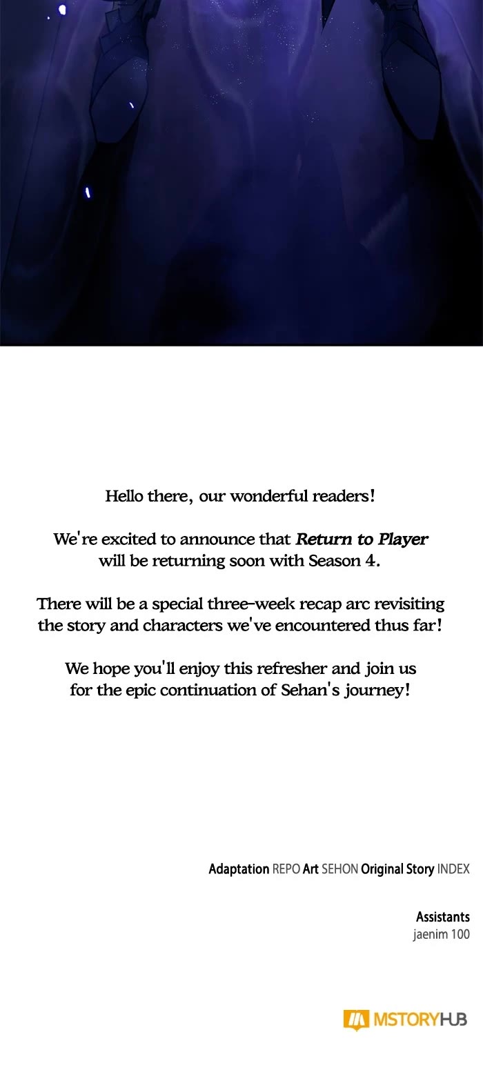 Read Return To Player Manga Online