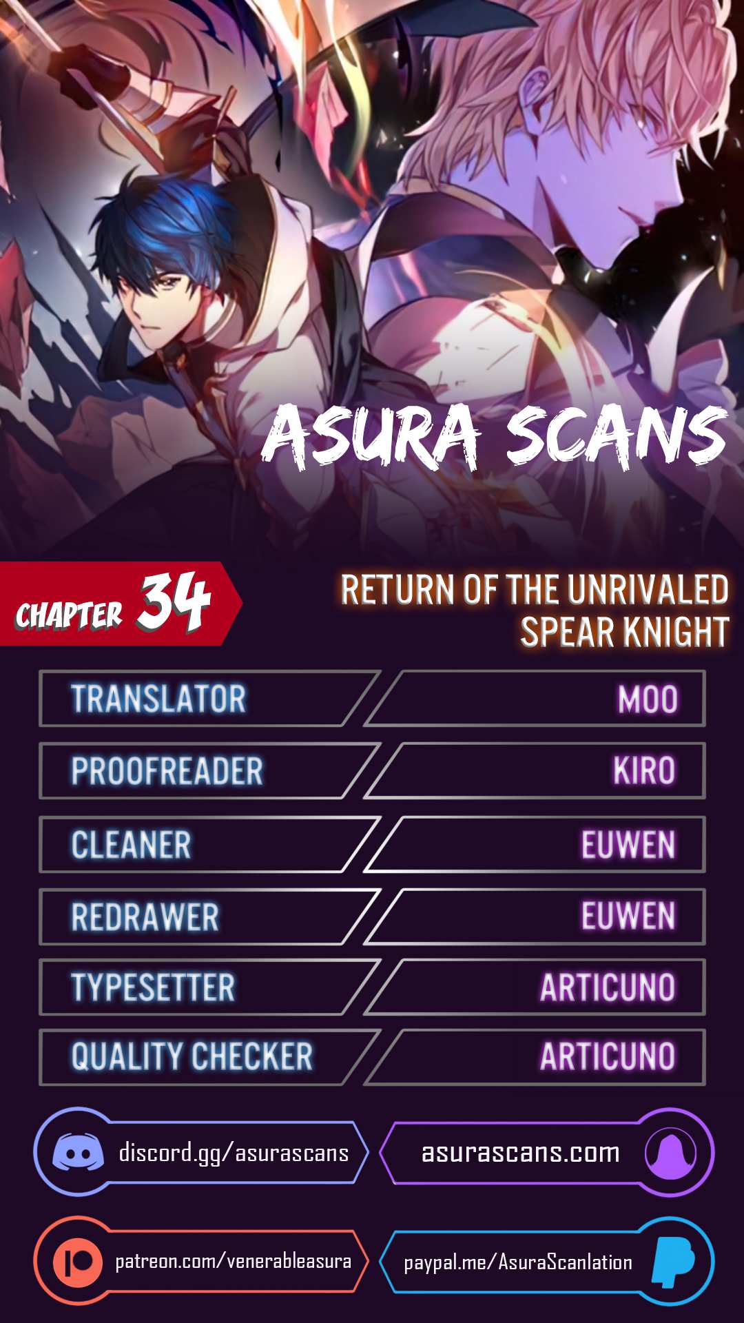 Read Return of the Legendary Spear Knight Manga Online