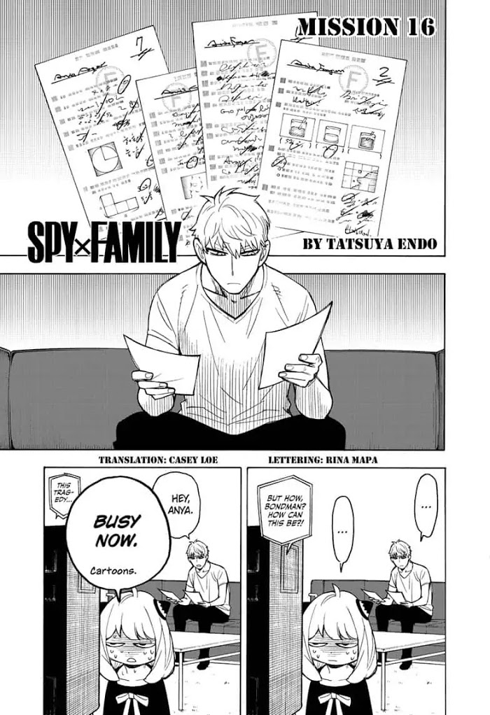 Read SPY x FAMILY Manga Online