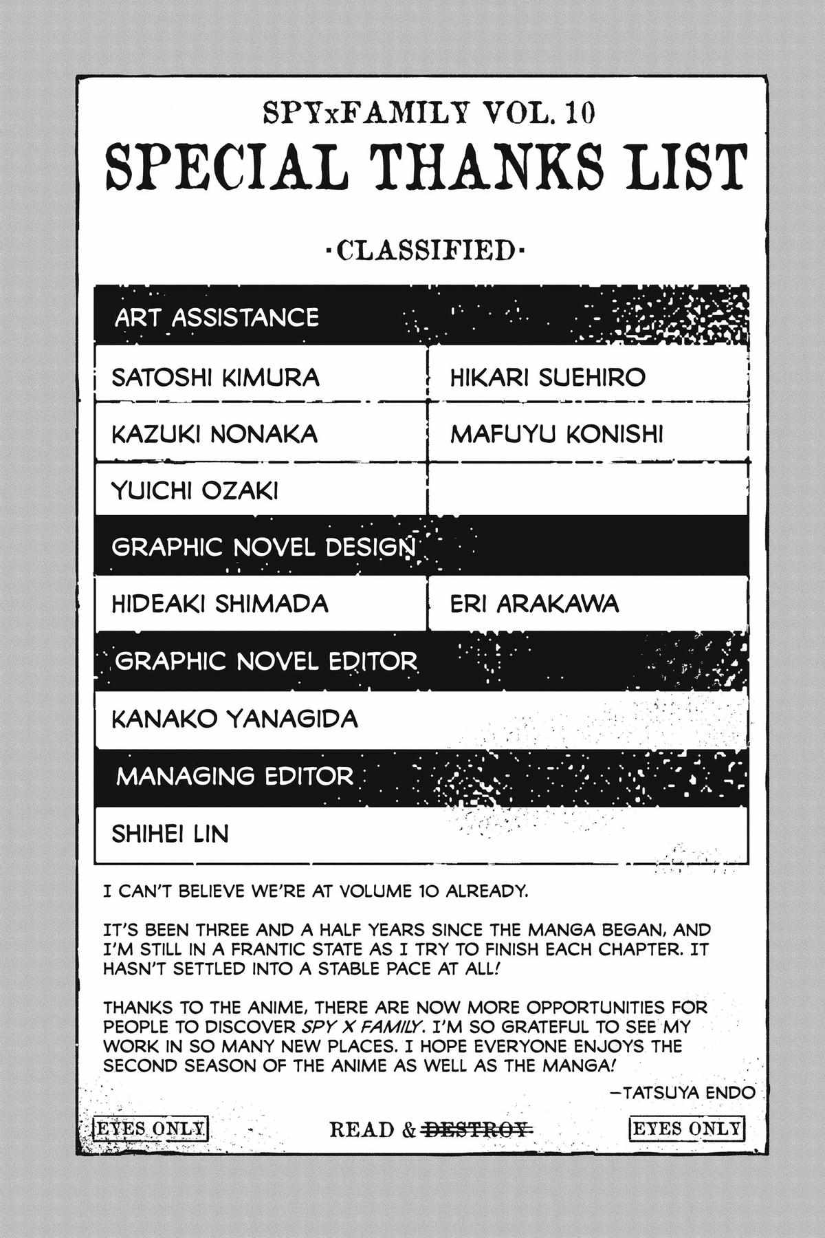 Read SPY x FAMILY Manga Online