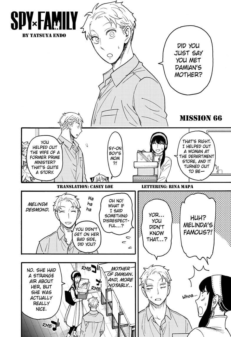 Read SPY x FAMILY Manga Online