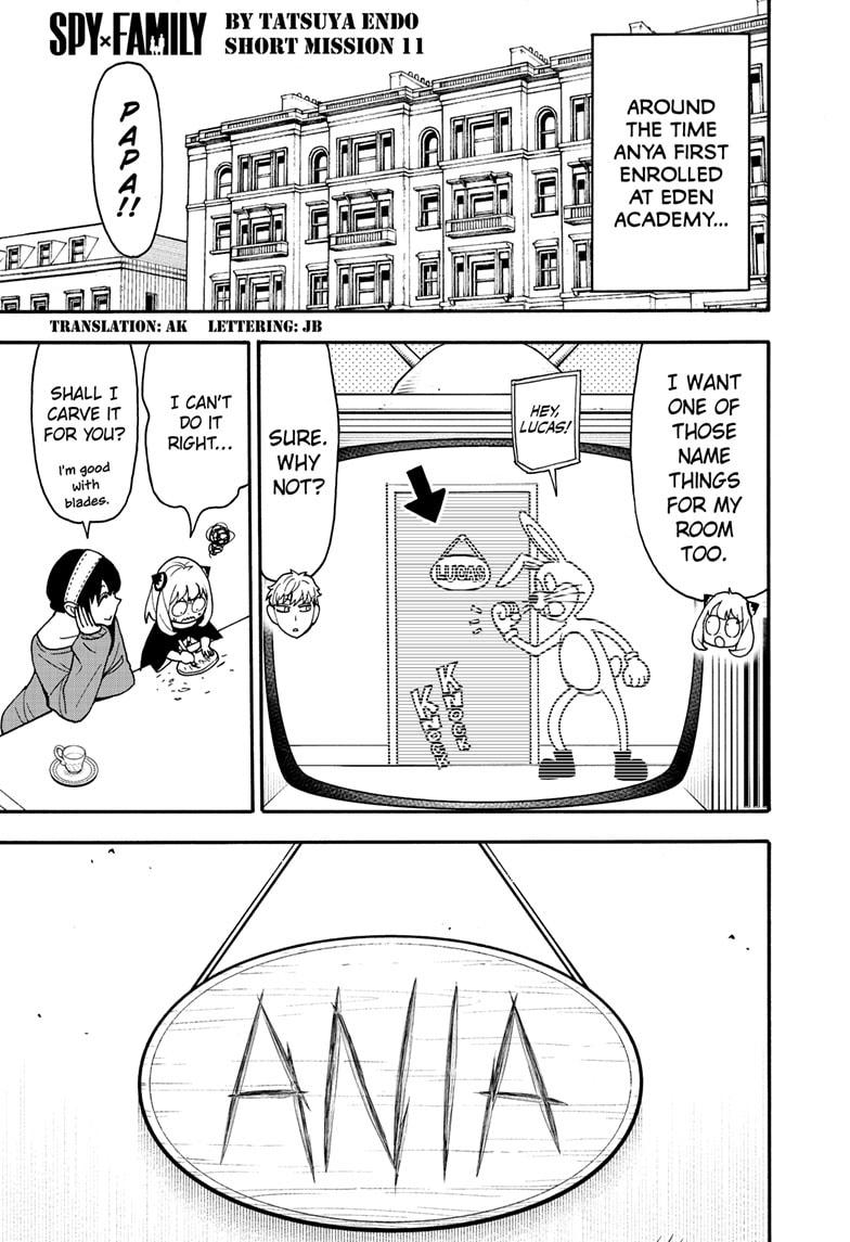 Read SPY x FAMILY Manga Online