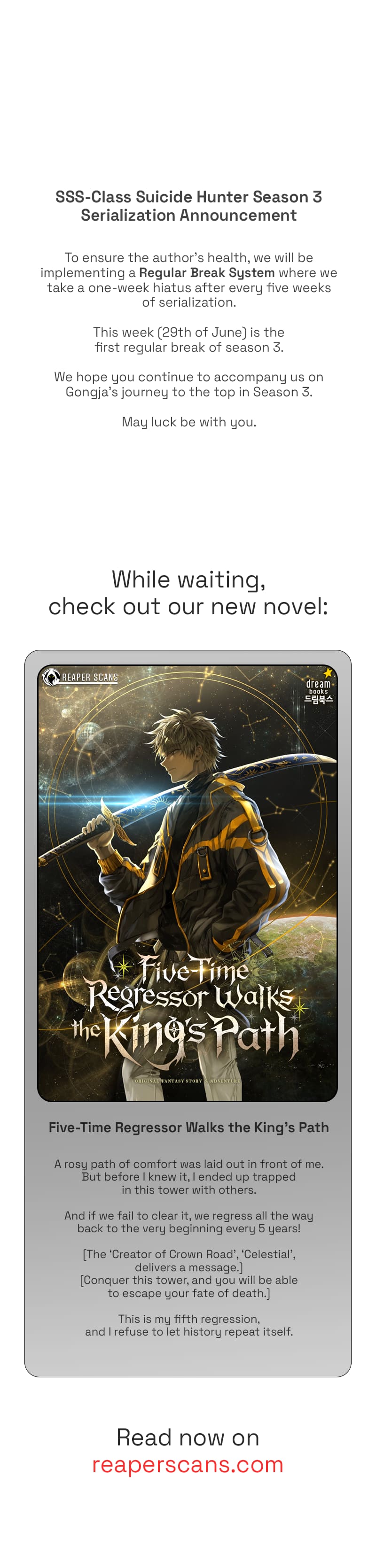 Read SSS-Class Revival Hunter Manga Online