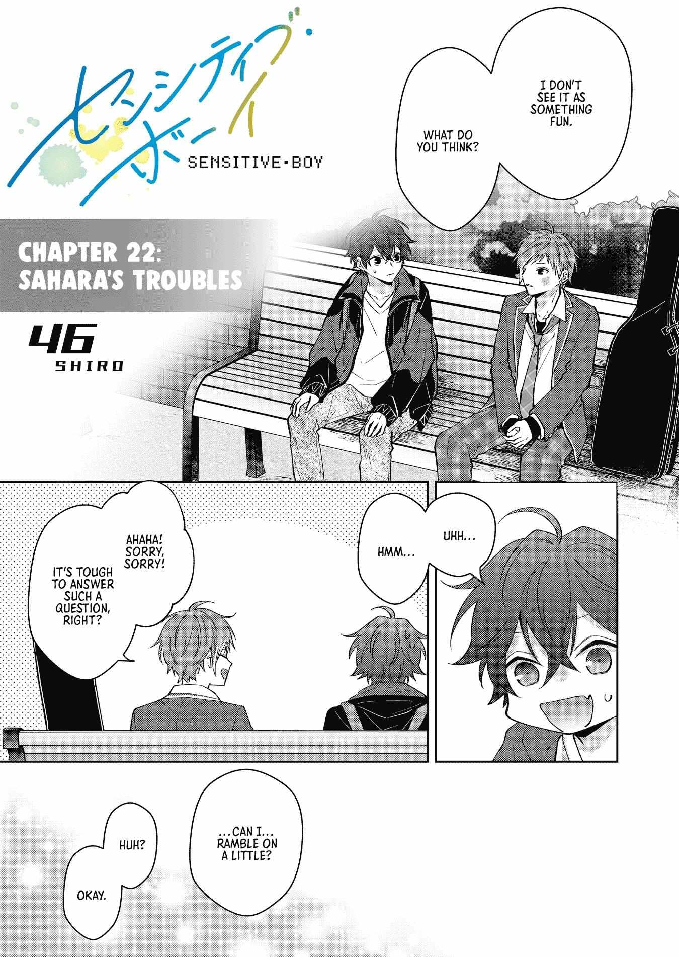 Read Sensitive Boy Manga Online