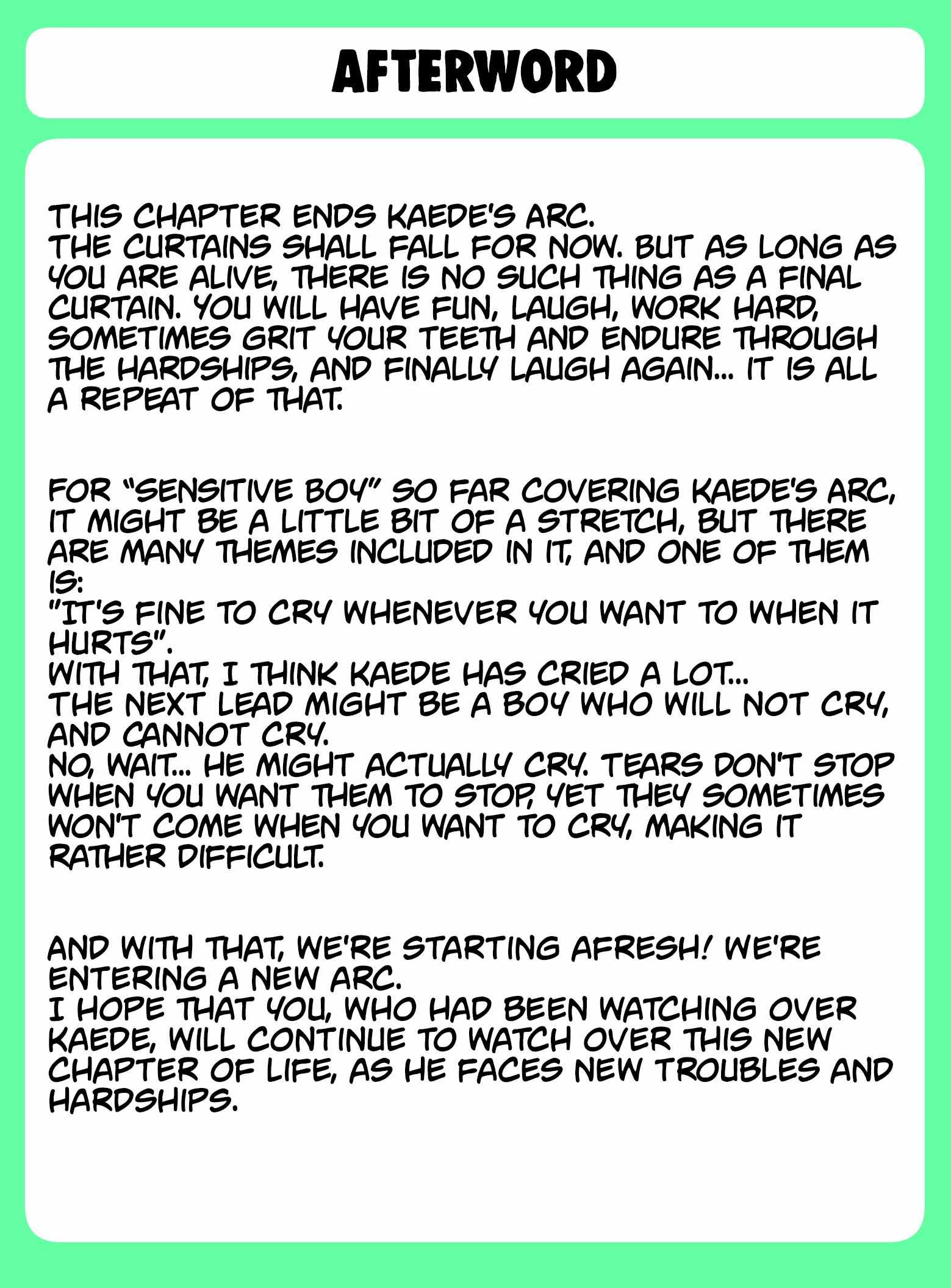 Read Sensitive Boy Manga Online