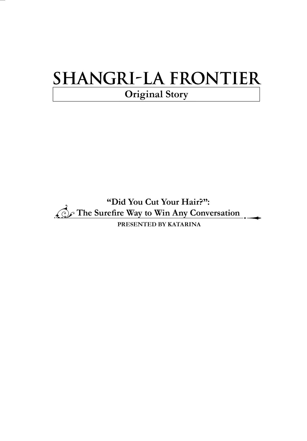 Read Shangri-La Frontier Manga Online