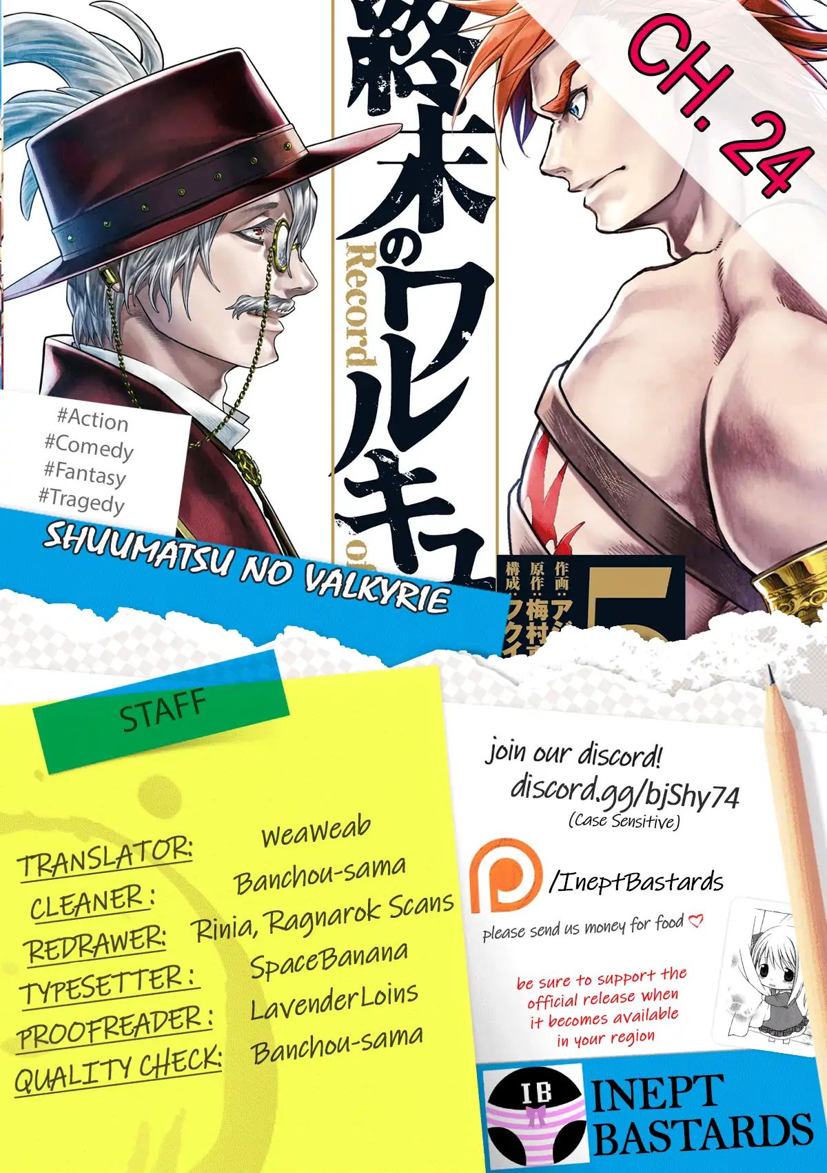 Read Shuumatsu no Valkyrie Manga Online