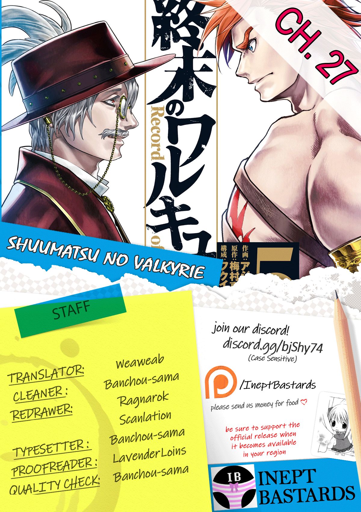Read Shuumatsu no Valkyrie Manga Online