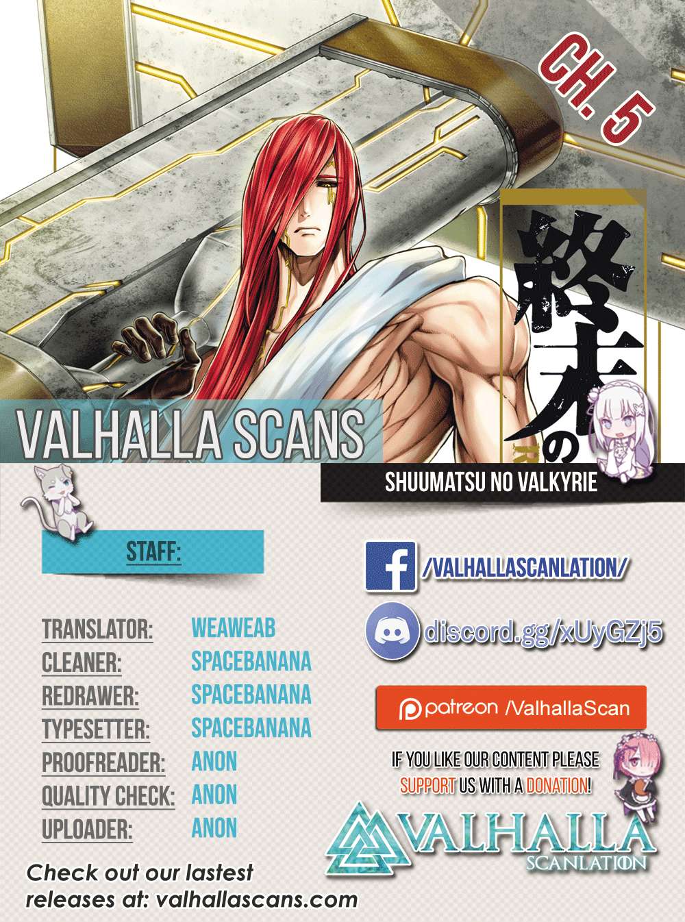 Read Shuumatsu no Valkyrie Manga Online