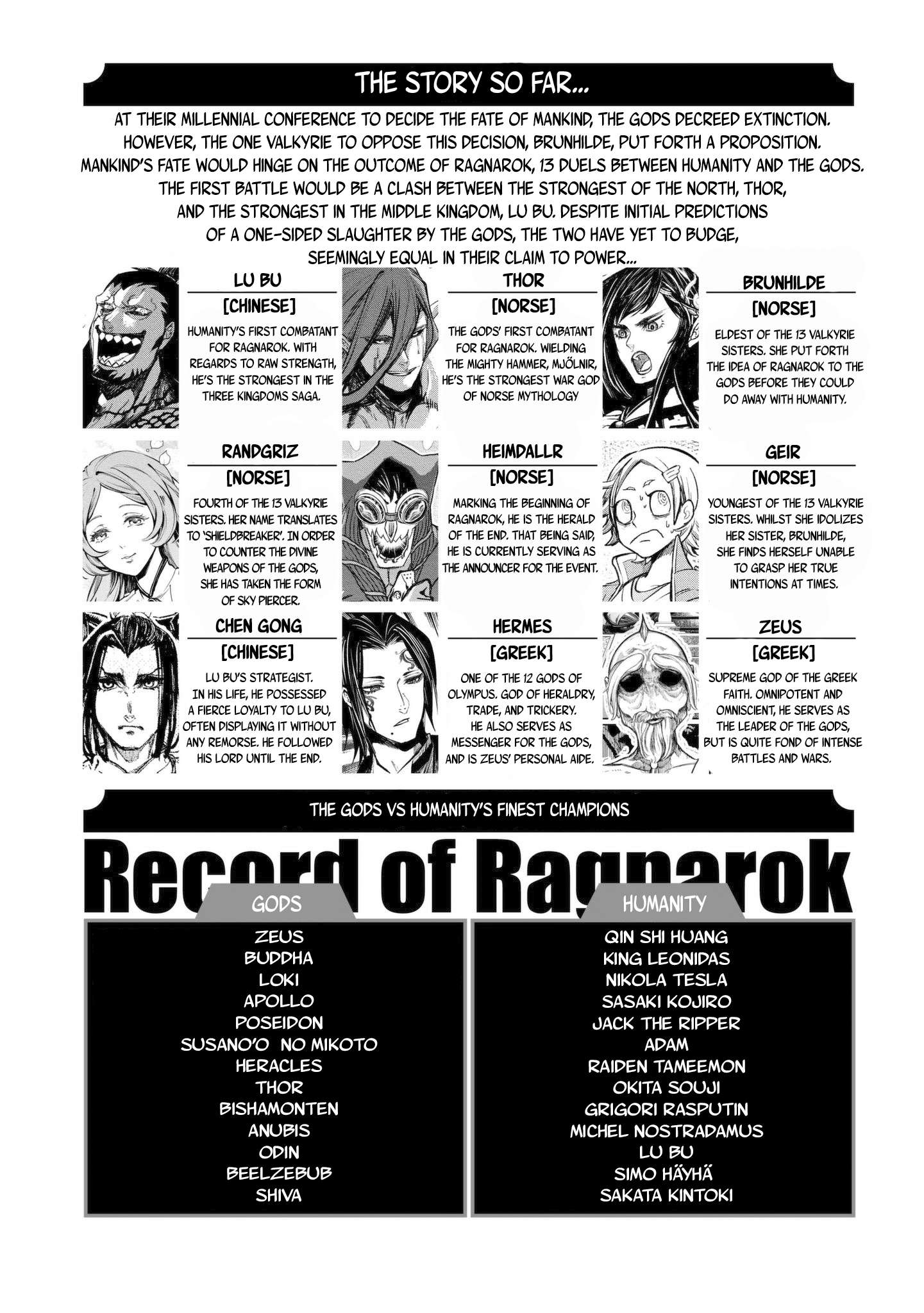 Read Shuumatsu no Valkyrie Manga Online