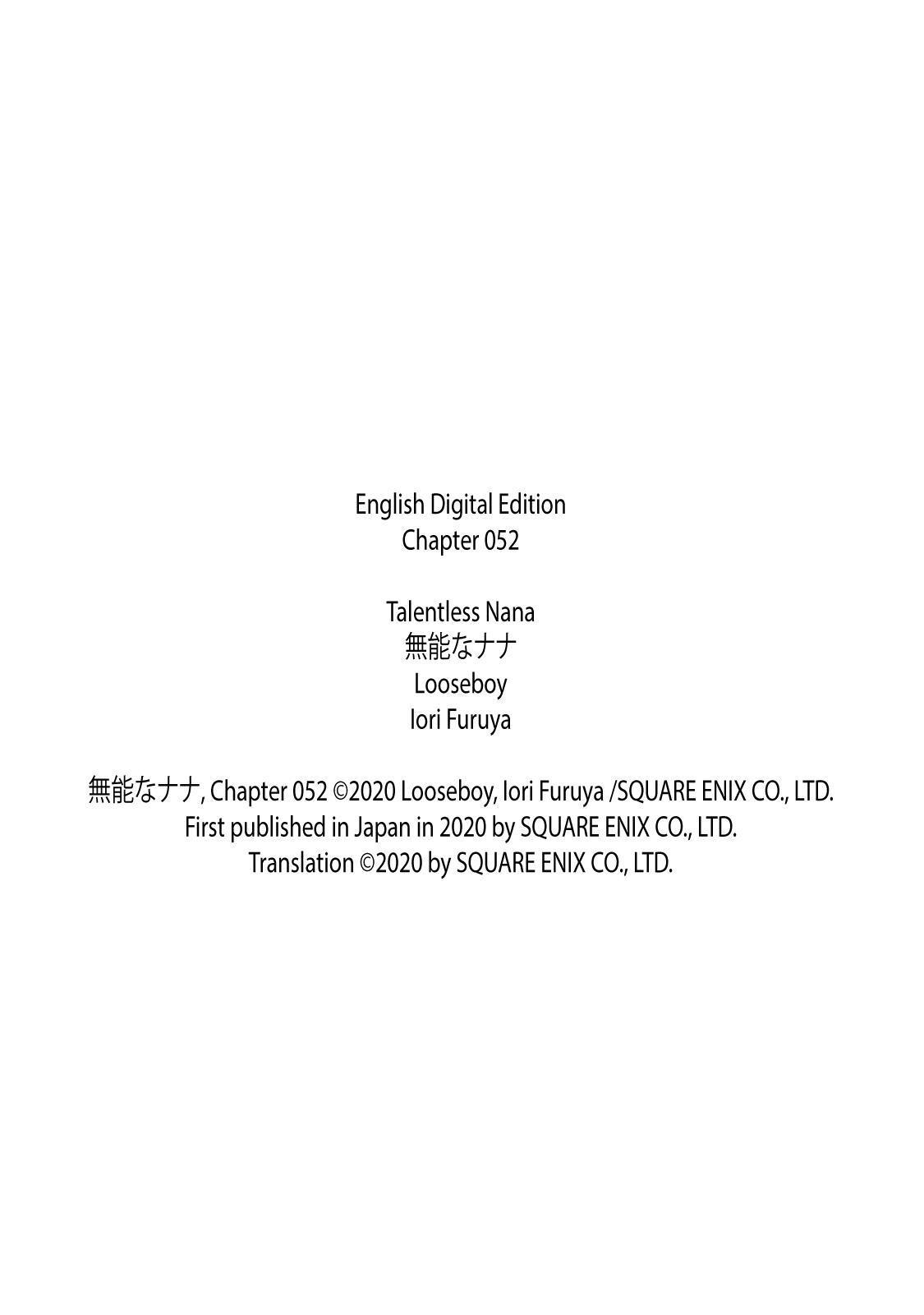 Read Talentless Nana Manga Online