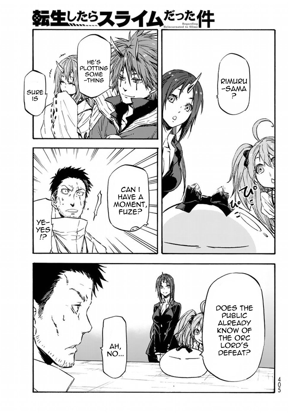 Read That Time I Got Reincarnated as a Slime Manga Online
