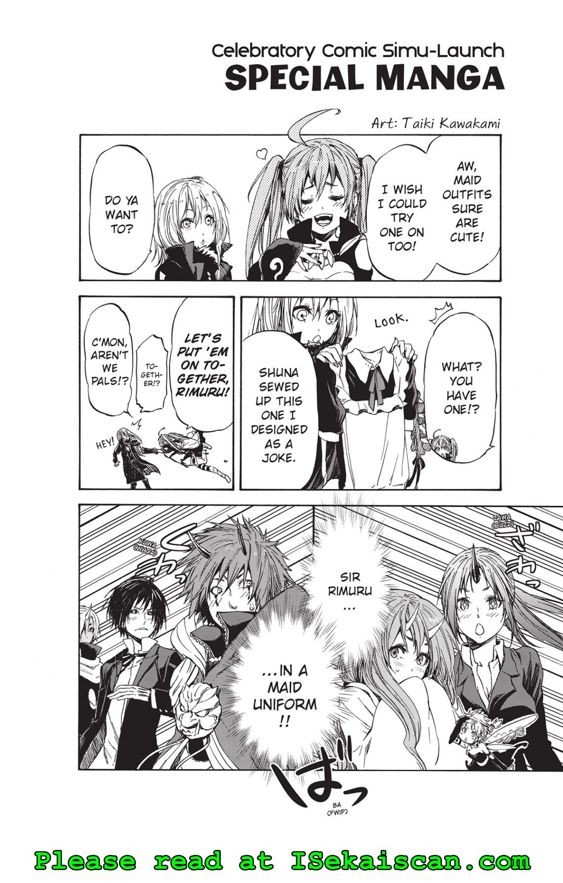 Read That Time I Got Reincarnated as a Slime Manga Online