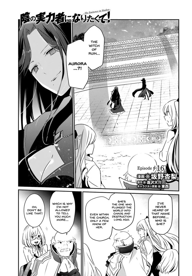 Read The Eminence In Shadow Manga Online