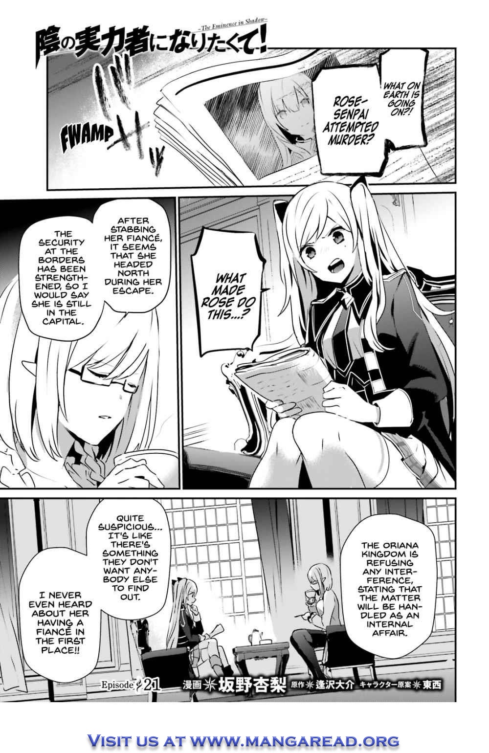 Read The Eminence In Shadow Manga Online