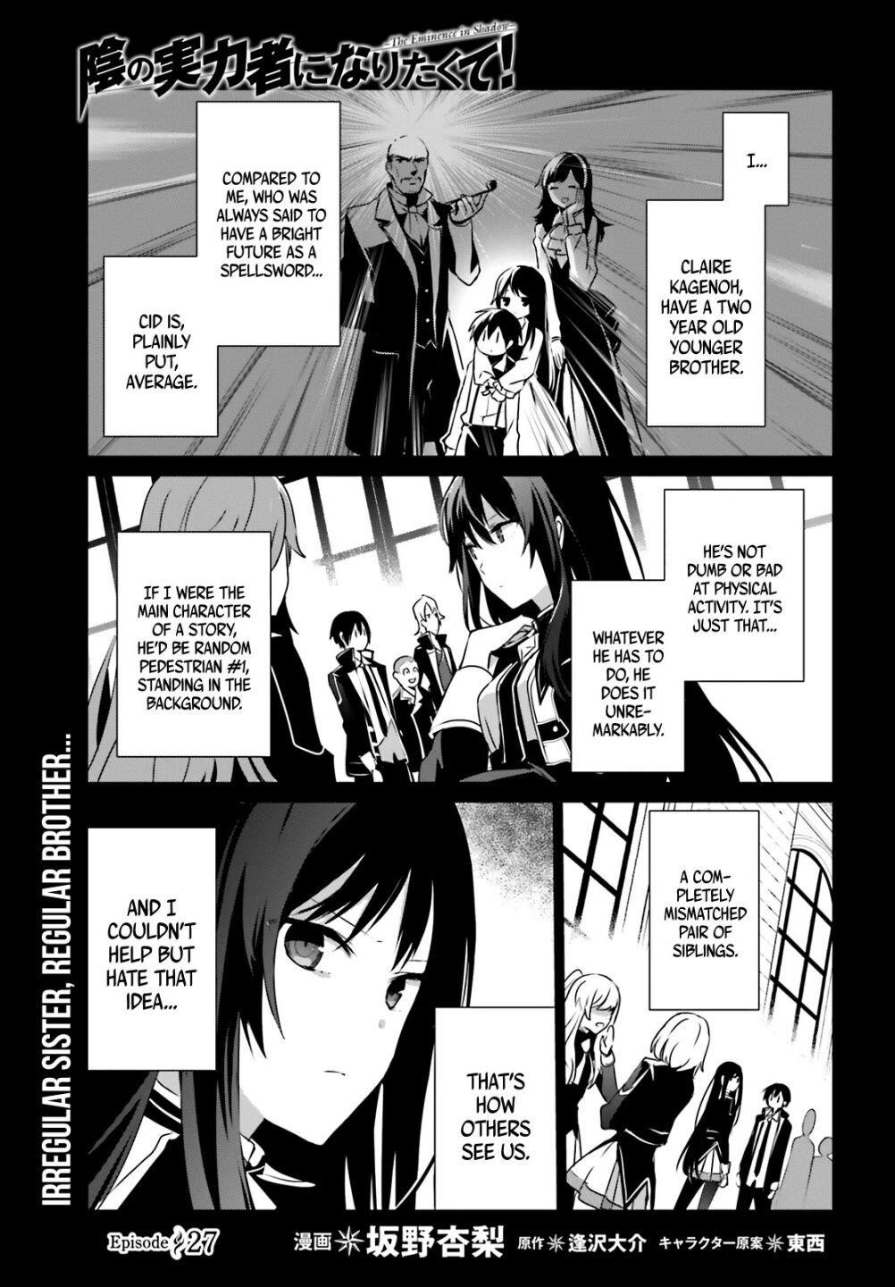 Read The Eminence In Shadow Manga Online
