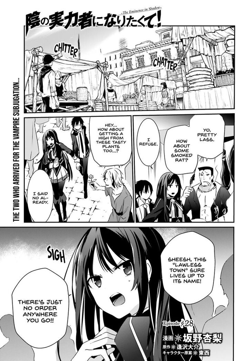 Read The Eminence In Shadow Manga Online