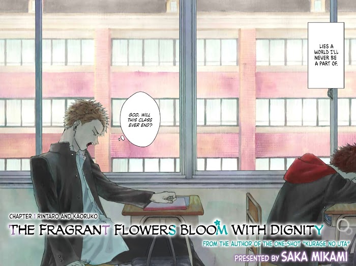 Read The Fragrant Flower Blooms With Dignity Manga Online