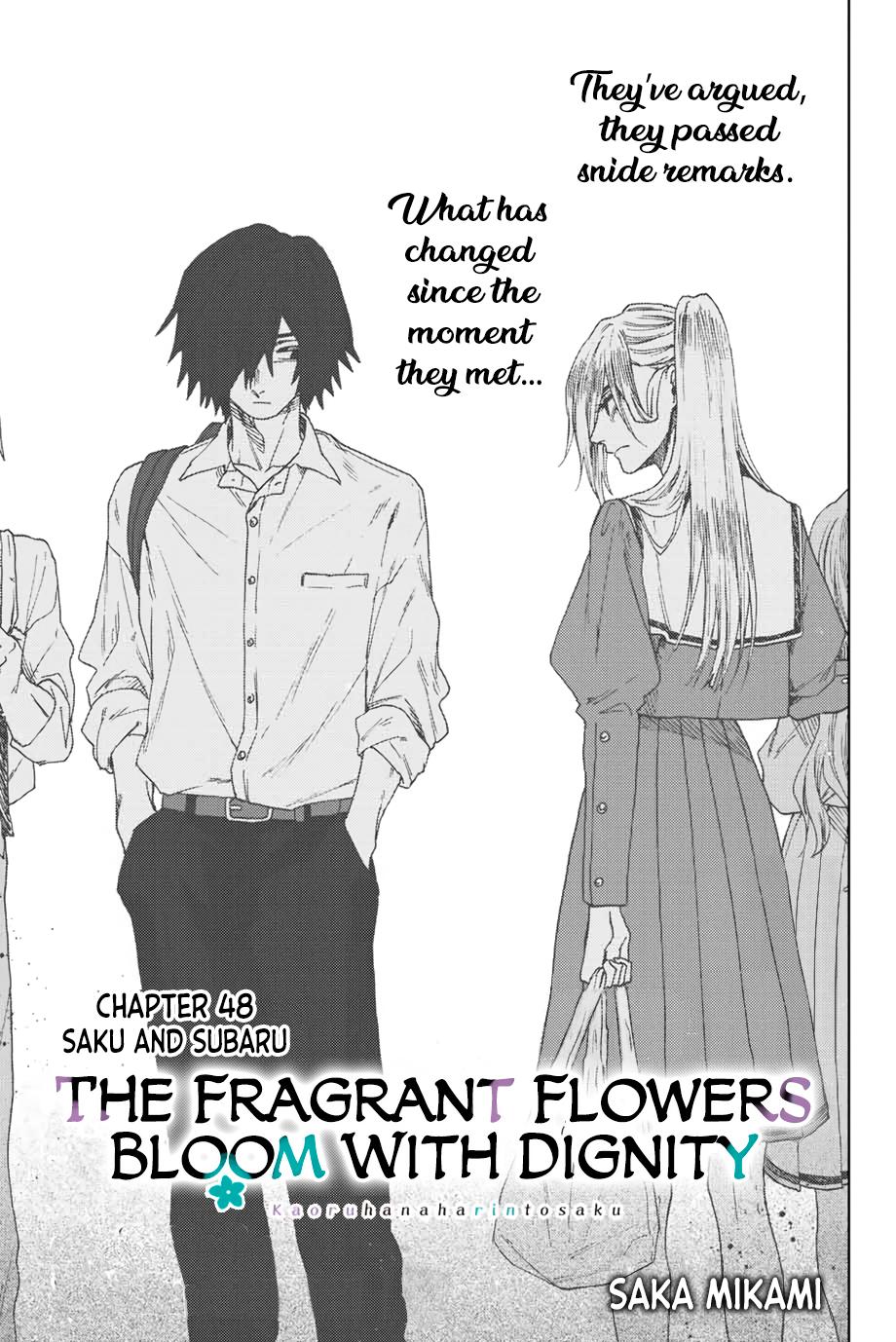 Read The Fragrant Flower Blooms With Dignity Manga Online