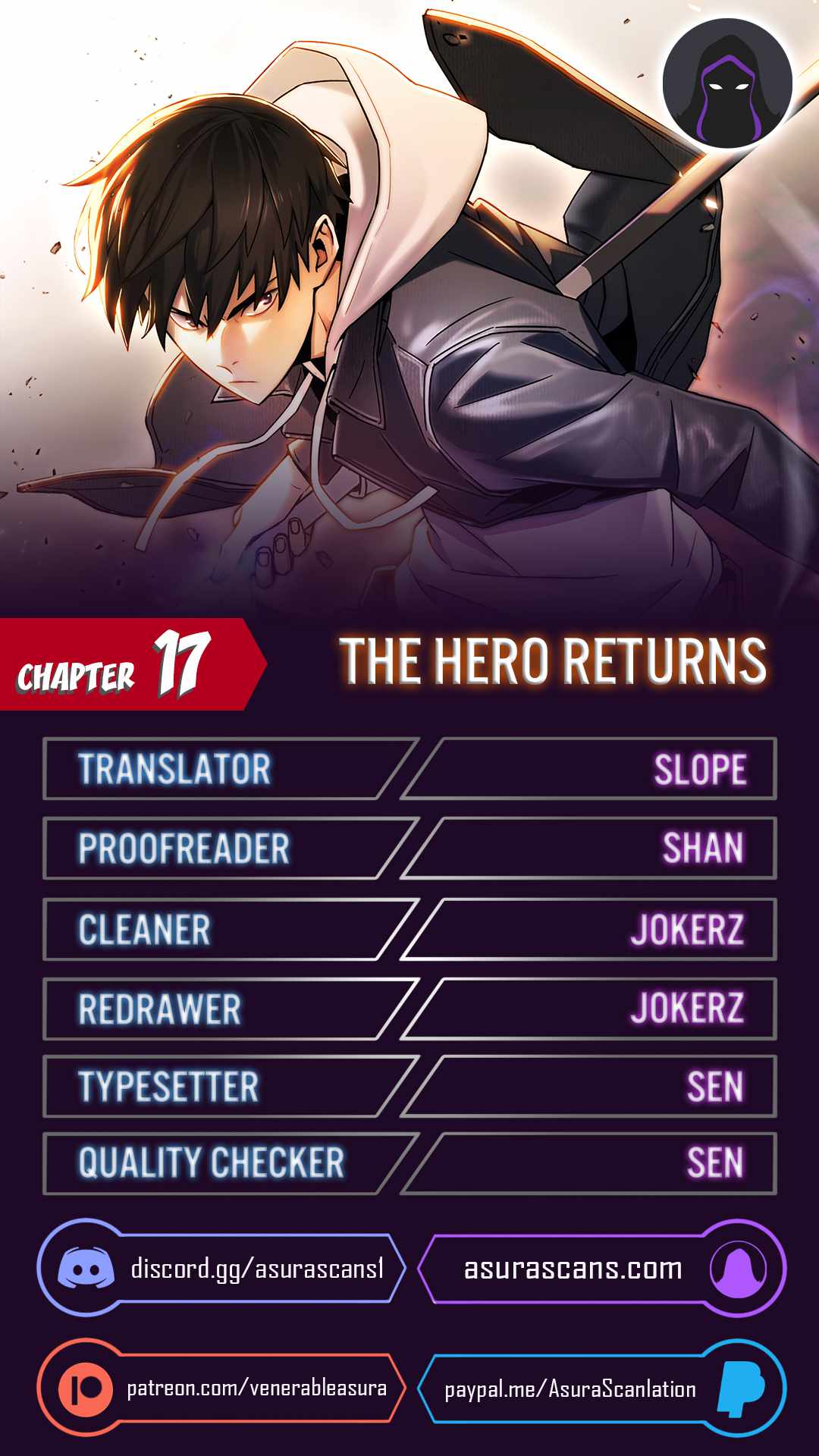 Read The Hero Returns Manga Online
