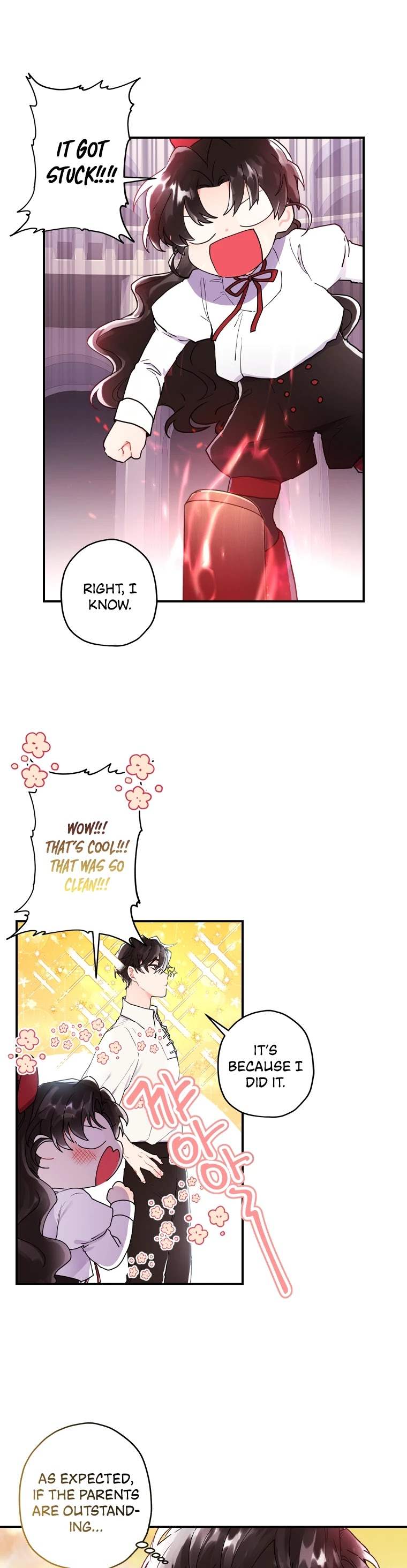 Read The Male Lead's Little Lion Daughter Manga Online
