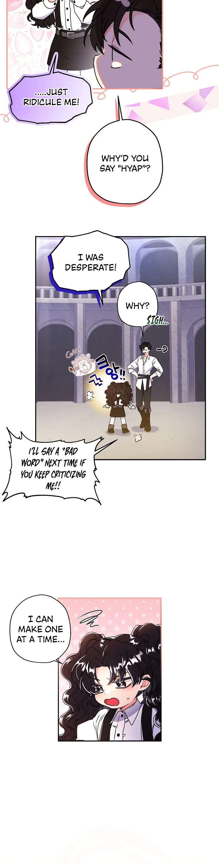 Read The Male Lead's Little Lion Daughter Manga Online