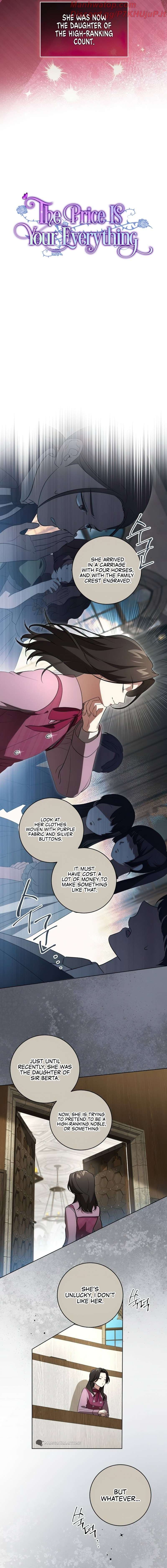 Read The Price Is Your Everything Manga Online