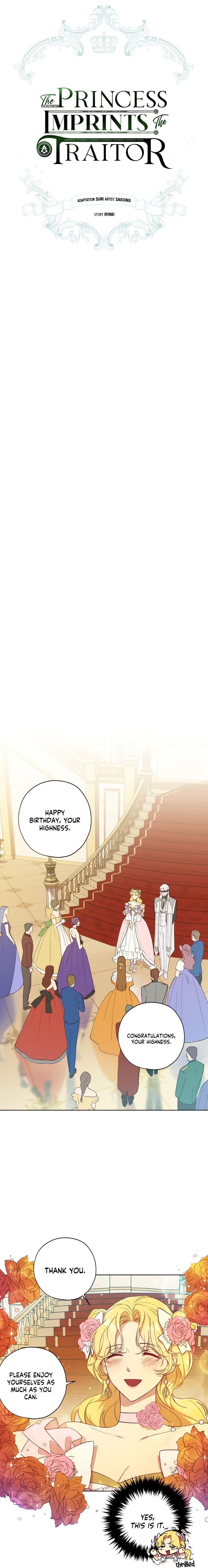 Read The Princess Imprints A Traitor Manga Online
