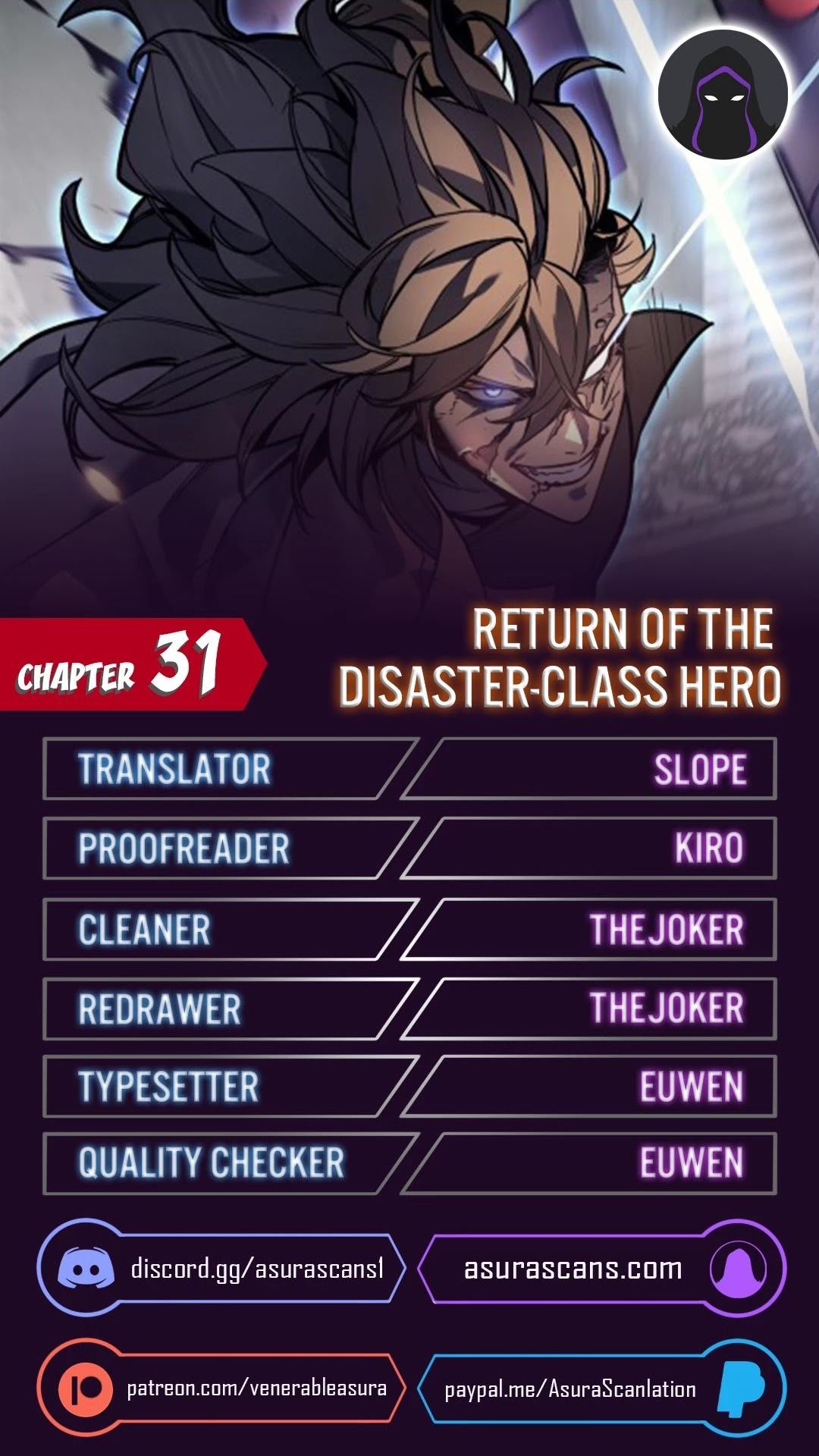 Read The Return of the Disaster-Class Hero Manga Online