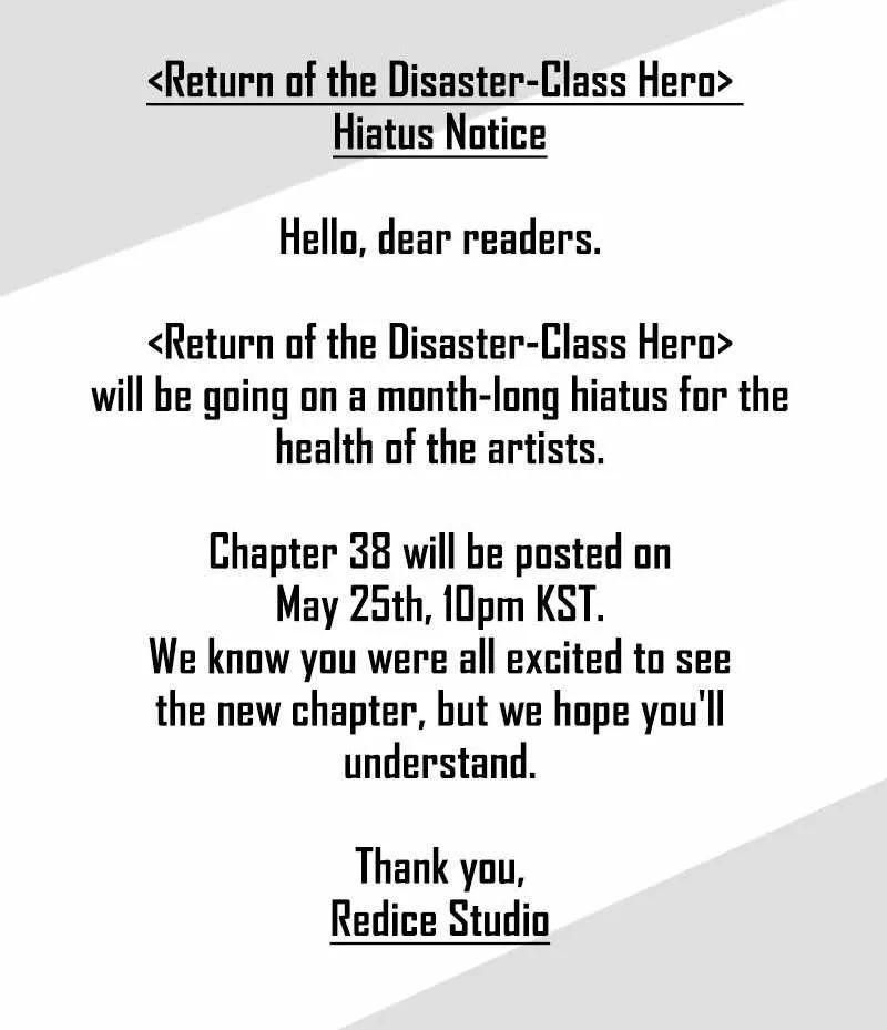 Read The Return of the Disaster-Class Hero Manga Online