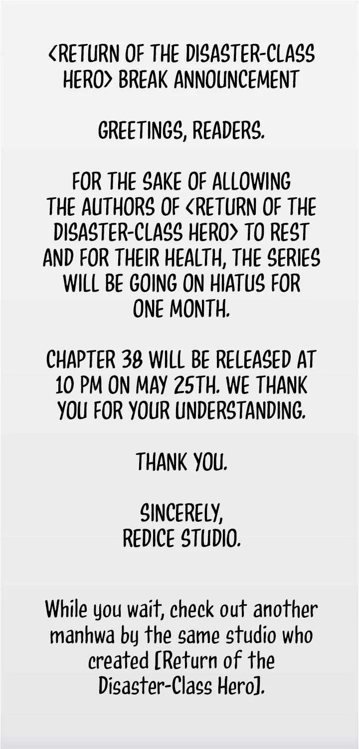 Read The Return of the Disaster-Class Hero Manga Online