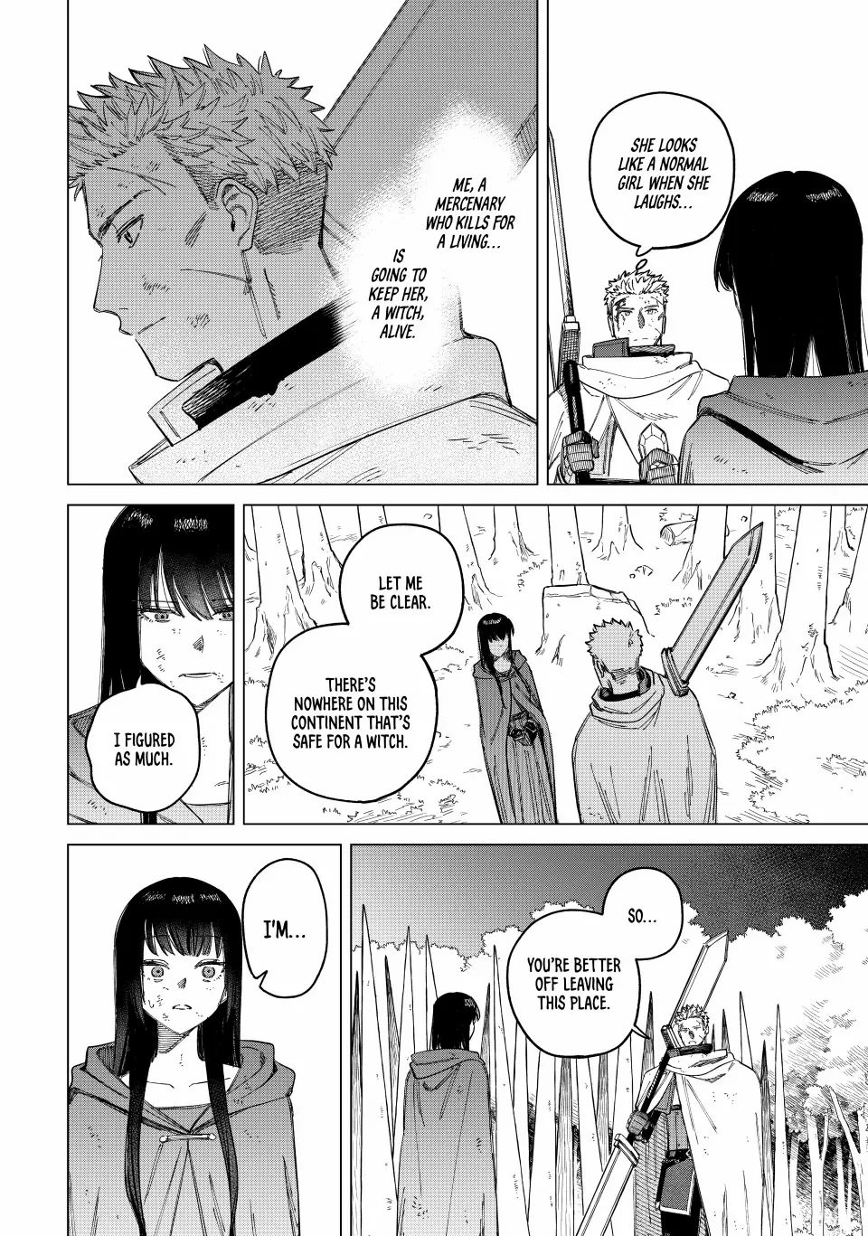 Read The Witch and the Mercenary Manga Online