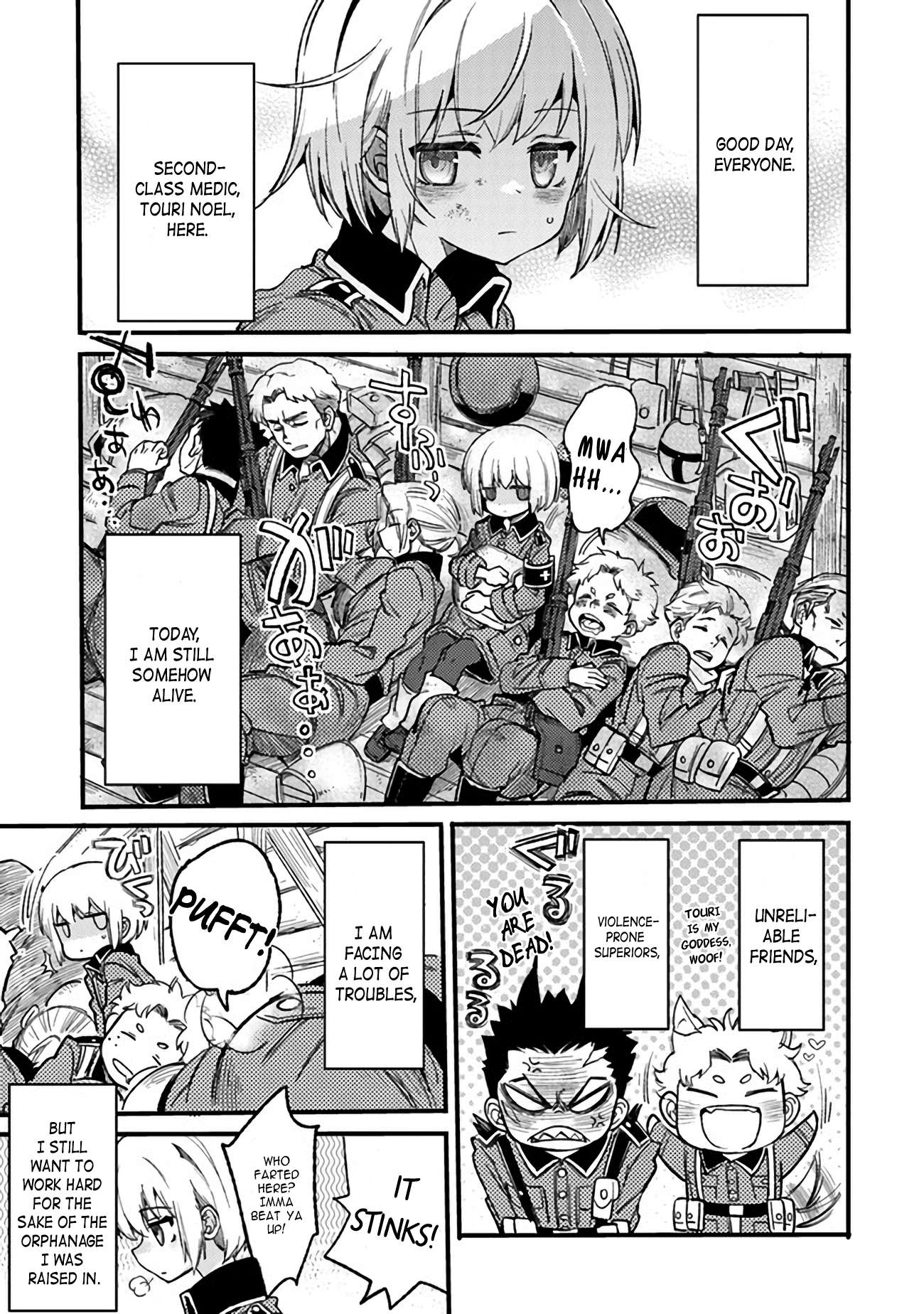 Read Ts Eiseihei-San No Senjou Nikki Manga Online