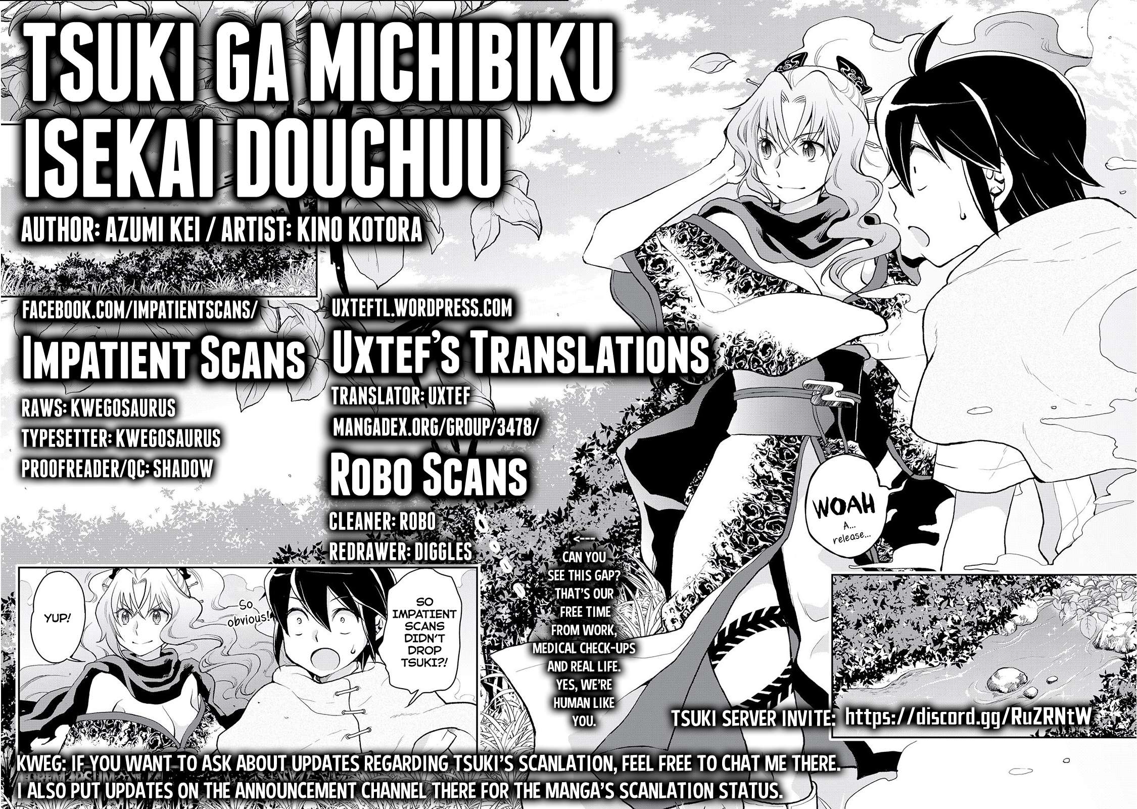 Read Tsuki ga Michibiku Isekai Douchuu Manga Online