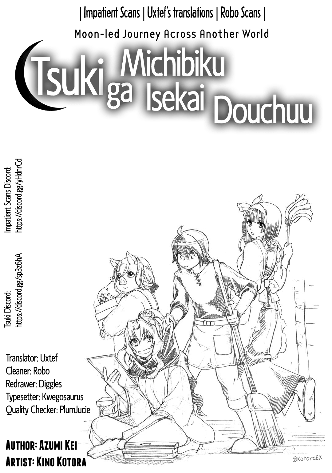 Read Tsuki ga Michibiku Isekai Douchuu Manga Online