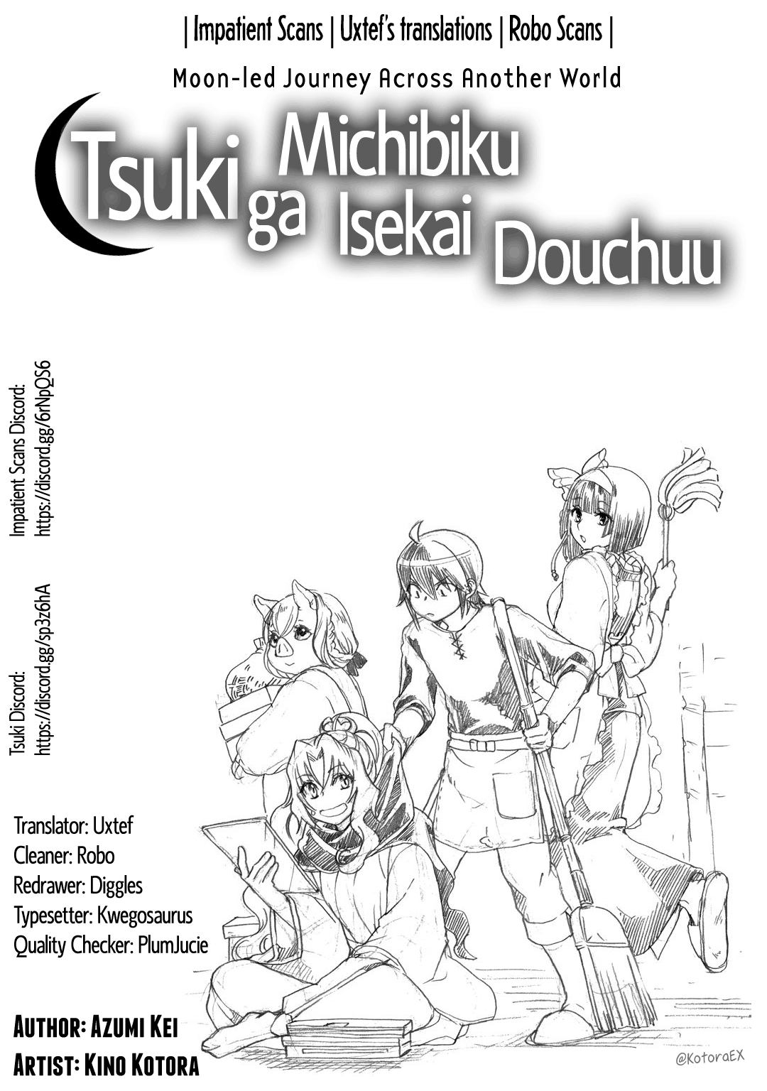 Read Tsuki ga Michibiku Isekai Douchuu Manga Online