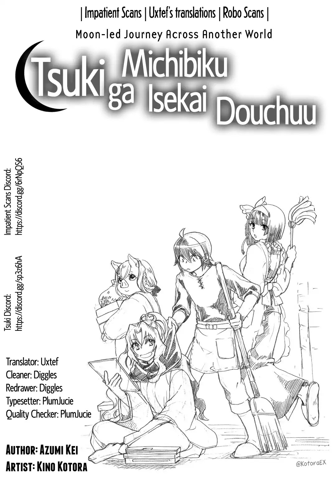 Read Tsuki ga Michibiku Isekai Douchuu Manga Online