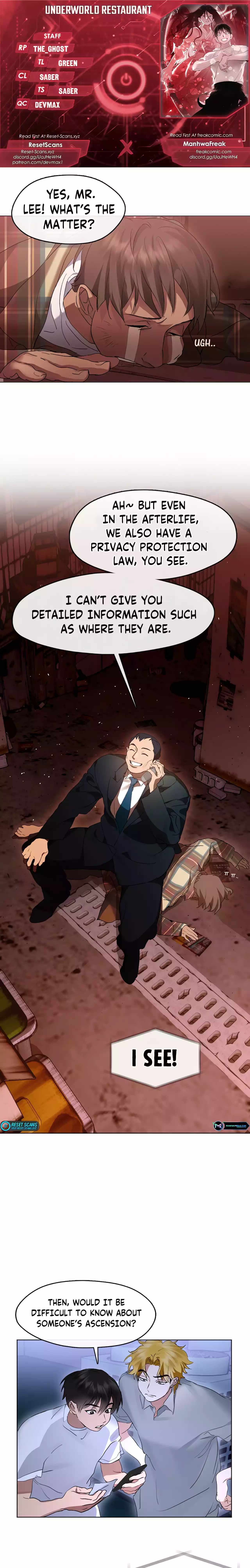Read Underworld Restaurant Manga Online