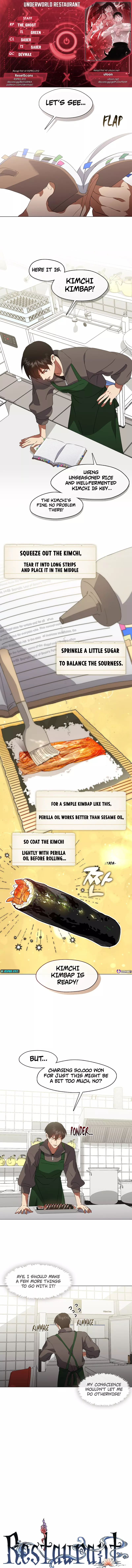 Read Underworld Restaurant Manga Online