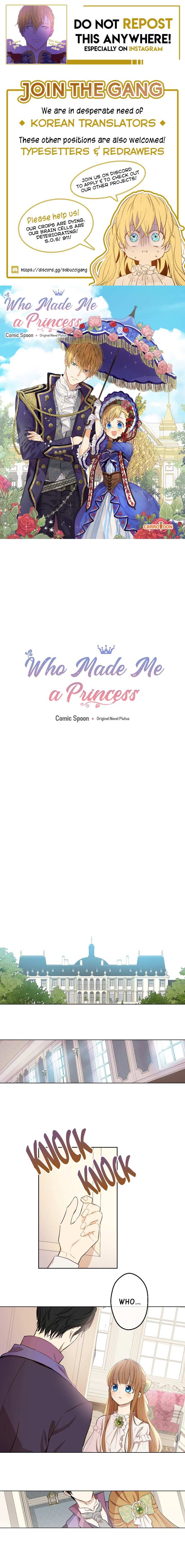 Read Who Made Me A Princess Manga Online