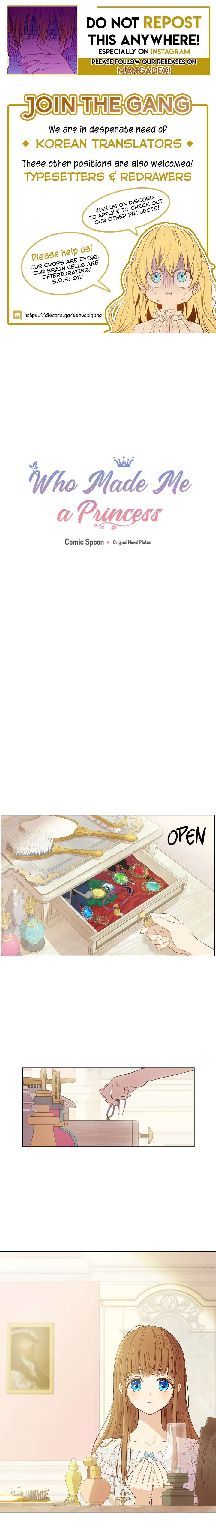 Read Who Made Me A Princess Manga Online