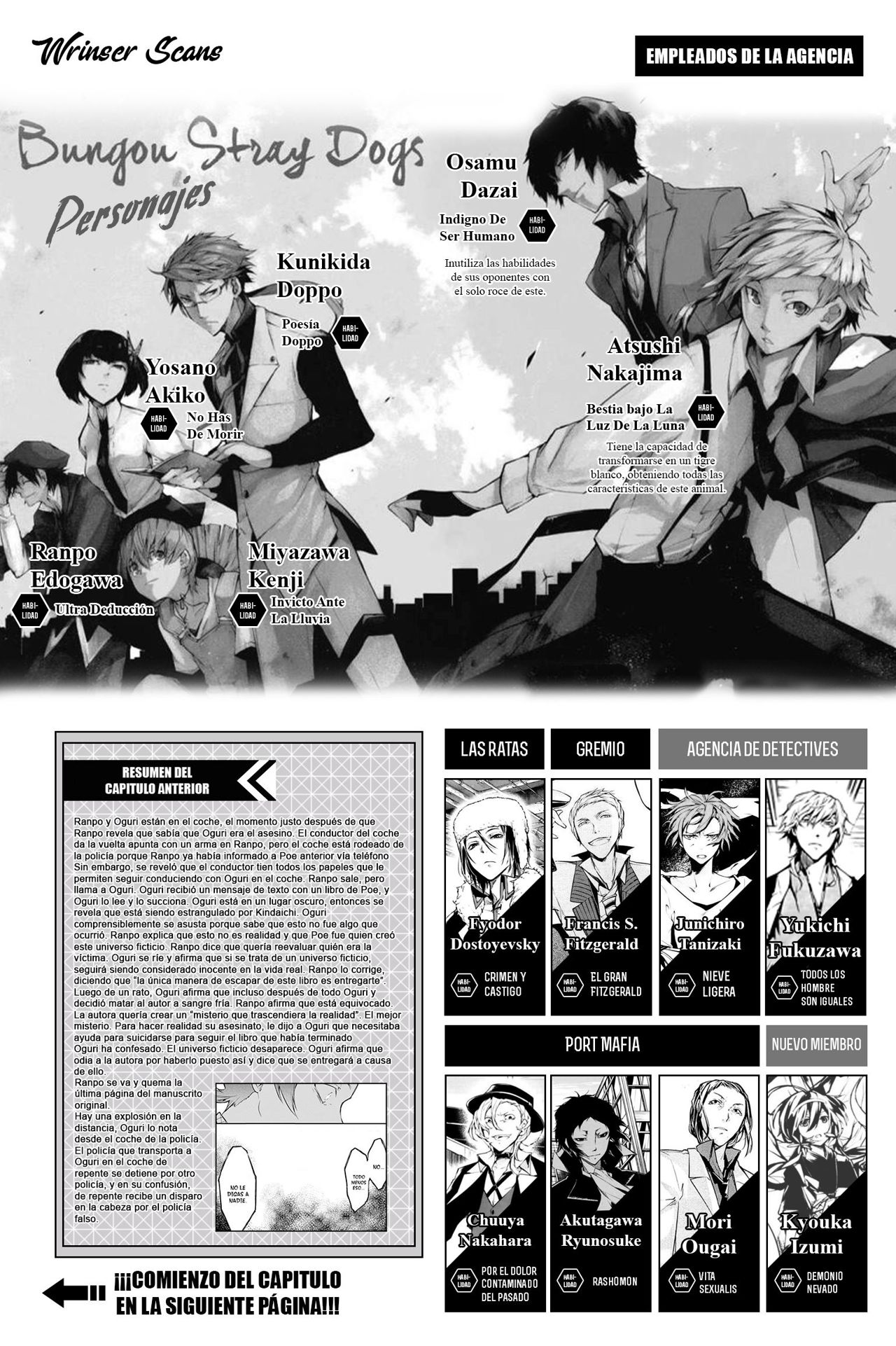 Read Bungou Stray Dogs (es) Manga Online