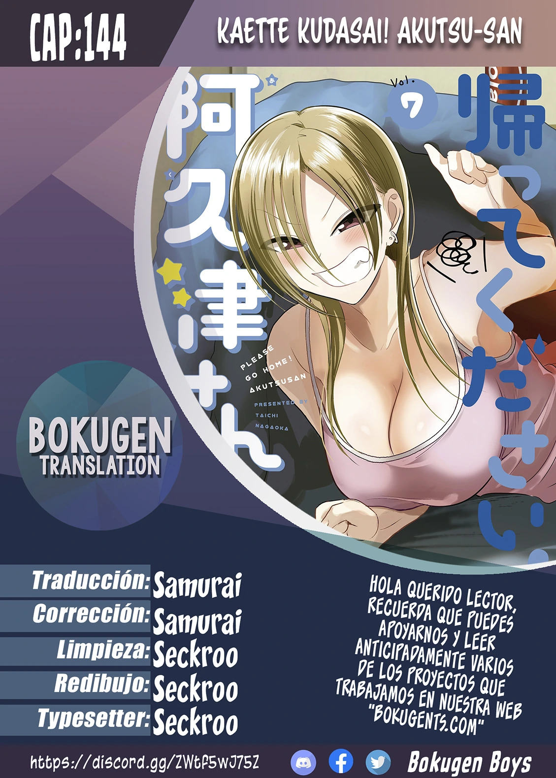 Read Kaette kudasai! Akutsu-san (es) Manga Online