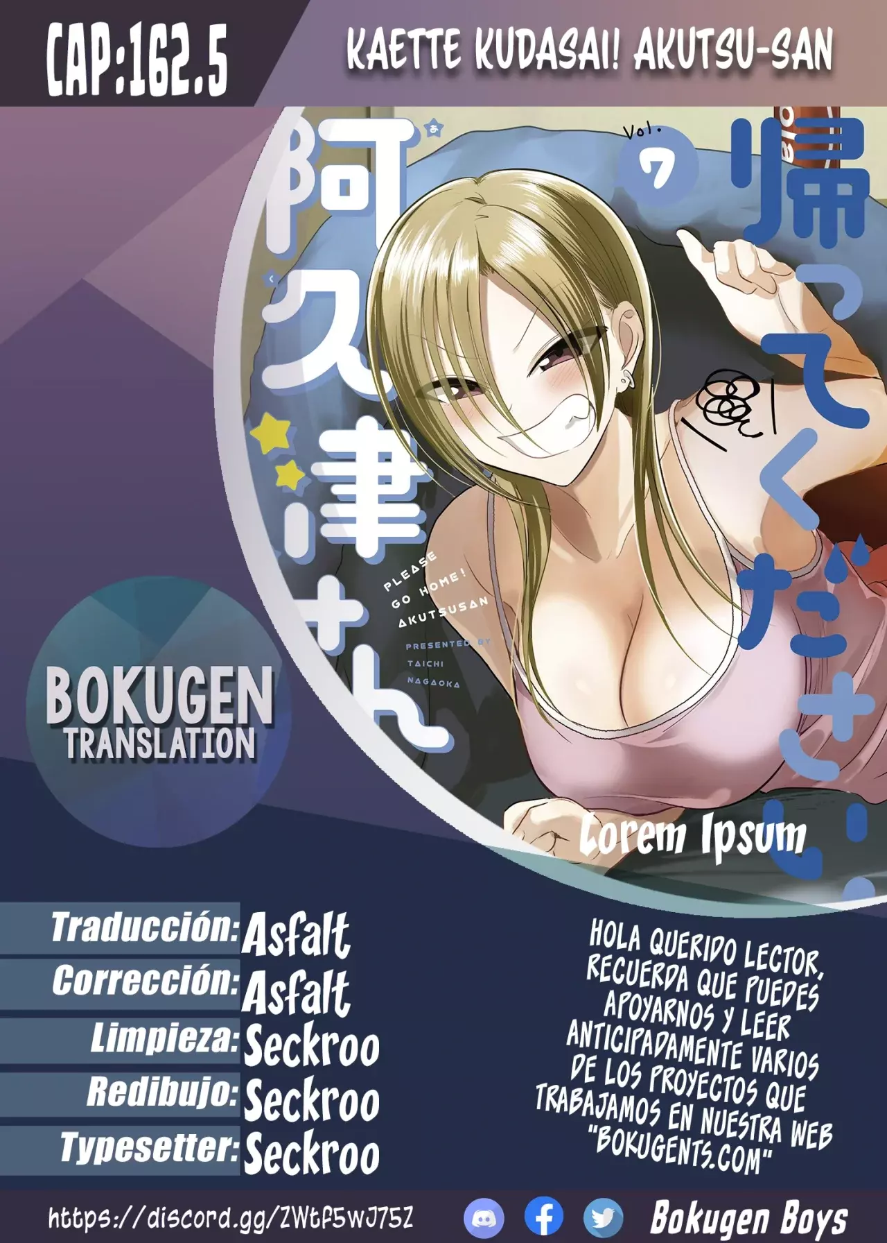 Read Kaette kudasai! Akutsu-san (es) Manga Online