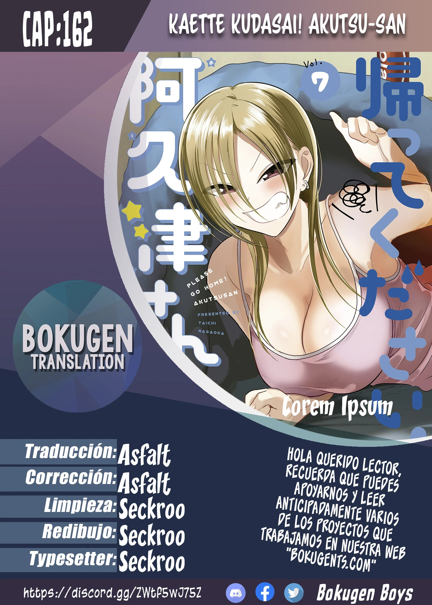 Read Kaette kudasai! Akutsu-san (es) Manga Online