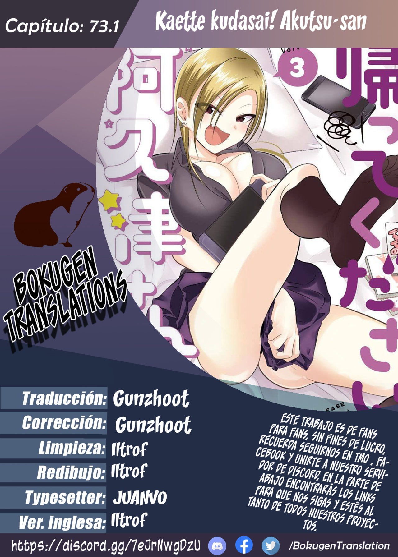 Read Kaette kudasai! Akutsu-san (es) Manga Online