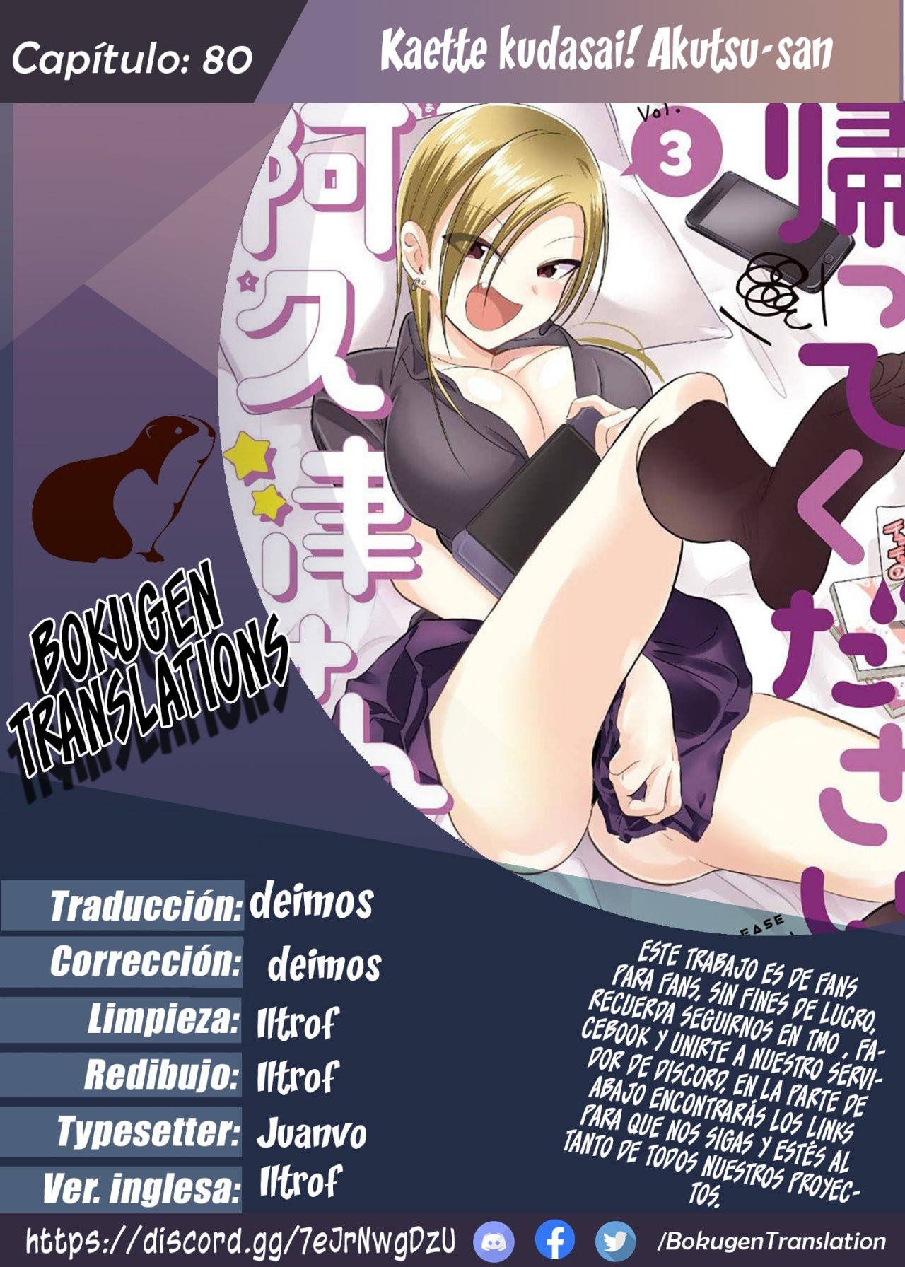 Read Kaette kudasai! Akutsu-san (es) Manga Online