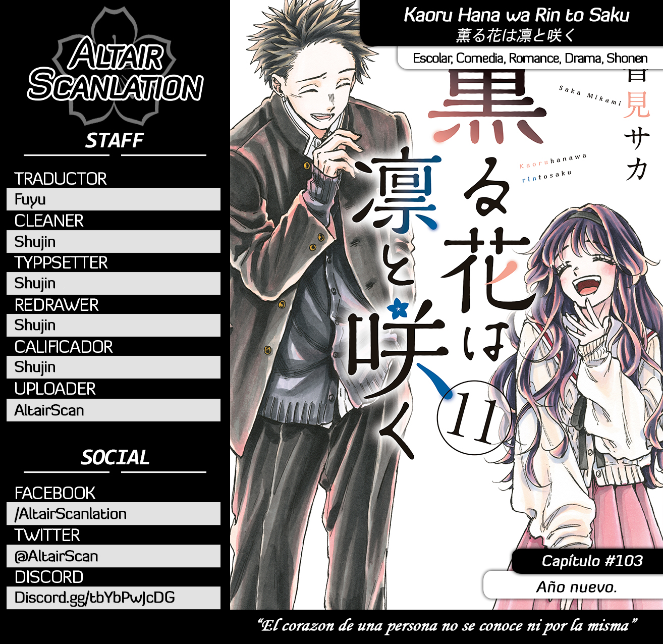 Read Kaoru Hana Wa Rin To Saku (es) Manga Online