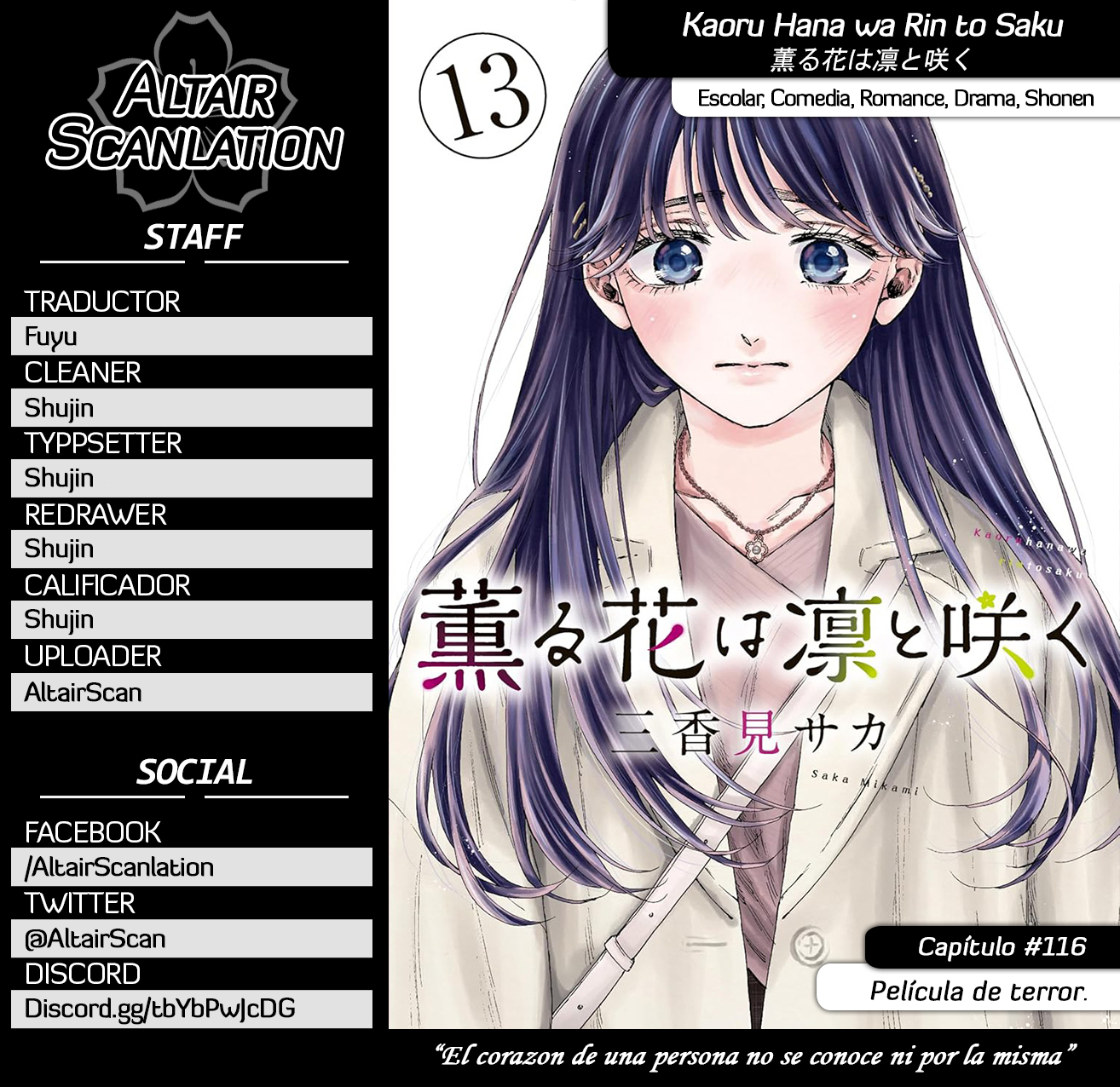 Read Kaoru Hana Wa Rin To Saku (es) Manga Online
